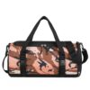 Camouflage Brown Sport Duffle Bags