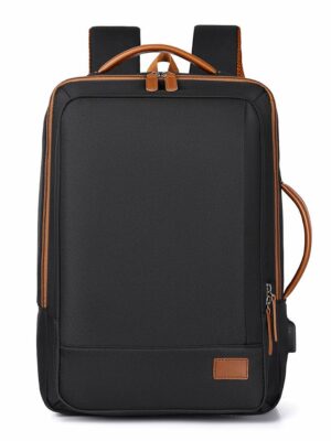 Expandable Laptop Backpack With USB Port