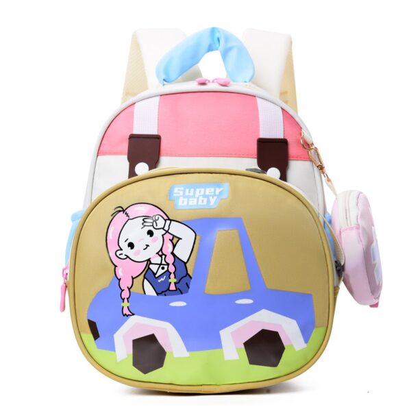 3 Pcs Set Primary Kids Cartoon Backpacks (4) 3 Pcs Set Primary Kids Cartoon Backpacks