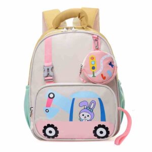3 Pcs Cute 3D Print Cartoon Kids Schoolbag