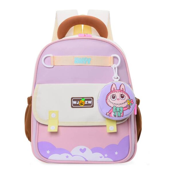HSD_9115 Cartoon Colourful Nylon School Bags