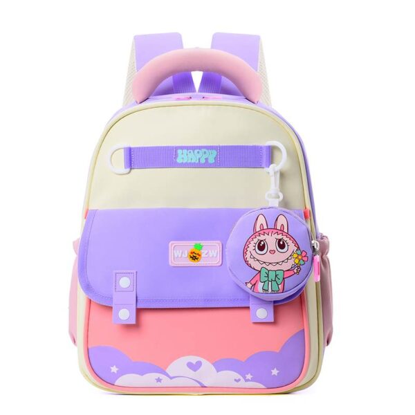 HSD_9119 Cartoon Colourful Nylon School Bags