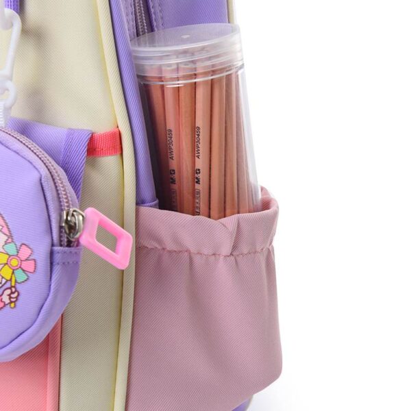 HSD_9128 Cartoon Colourful Nylon School Bags