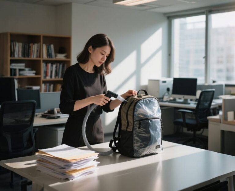 Pack a Vacuum Compression Backpack For a Business Trip