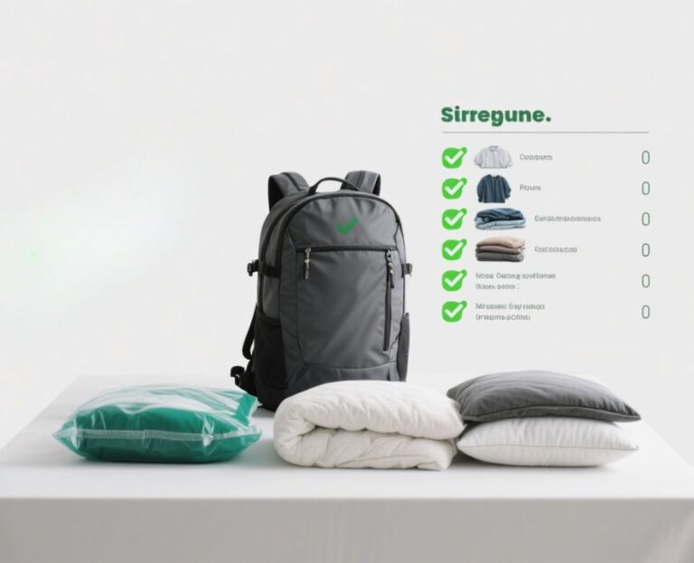 Vacuum Compression Backpack Packing Checklist