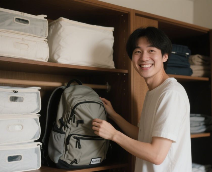 Vacuum Compression Backpack Without Pump