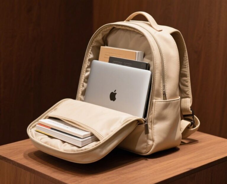 Vegan Leather Laptop Backpacks