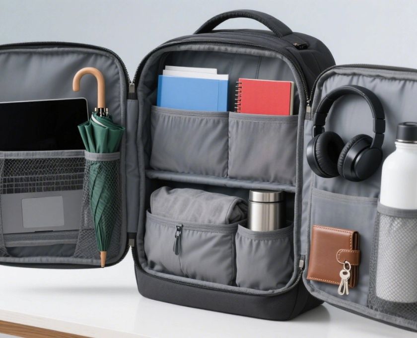 Multi-Compartment Backpacks for Convenient Organization